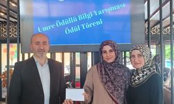 Müftülük umre yarışmasında dereceye girenleri ödüllendirdi