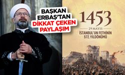 Başkan Erbaş'tan dikkat çeken İstanbul paylaşımı
