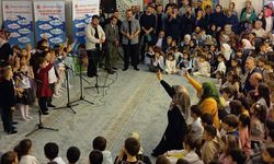 Çorum'da minikler yıl sonu heyecanı yaşadı