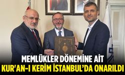 Karadağ'dan getirilen Memlükler dönemine ait Kur'an-ı Kerim, İstanbul'da onarıldı