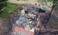 Kastamonu'da cami, ev ve ahırın kullanılamaz hale geldiği yangında 1 kişi yaralandı