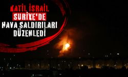 Katil İsrail, Suriye'de hava saldırıları düzenledi
