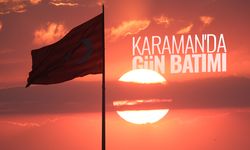 Karaman'da gün batımı