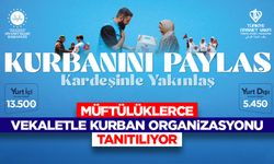 Müftülüklerce vekaletle kurban organizasyonu tanıtılıyor