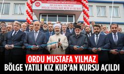 Ordu Mustafa Yılmaz Bölge Yatılı Kız Kur’an Kursu açıldı