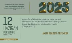 Aklın İbadeti: Tefekkür