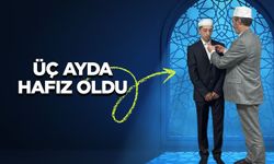 Üç ayda hafız oldu