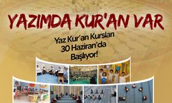 Yaz Kur’an Kursları 30 Haziran’da Başlıyor!