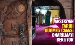 Akseki'nin tarihi düğmeli camisi onarılmayı bekliyor