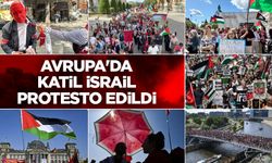 Avrupa'da, katil İsrail'in Gazze'ye yönelik saldırıları protesto edildi