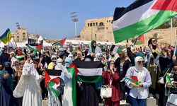 Gazze’ye ilerleyen "Mağrib Direniş Konvoyu" Libya'nın Tacura kentine ulaştı