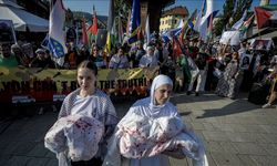 İşgalcilerin Gazze'deki saldırıları Bosna Hersek'te protesto edildi