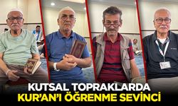 Kutsal topraklarda Kur’an’ı öğrenme sevinci