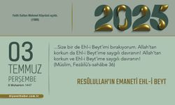 Resûlullah’ın Emaneti Ehl-i Beyt
