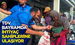 TDV bayramda ihtiyaç sahiplerine ulaşıyor