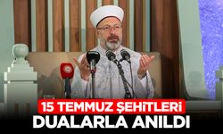 Beştepe Millet Camii'nde 15 Temmuz şehitleri dualarla anıldı