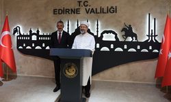 Başkan Erbaş, Edirne'de