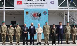 Başkan Erbaş, Bosna Hersek'te EUFOR Türk Temsil Heyeti Başkanlığını ziyaret etti