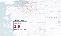 Bursa'da 4,2 ve 3,9 büyüklüğünde iki deprem meydana geldi