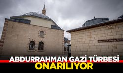 Erzurum'daki Abdurrahman Gazi Türbesi onarılıyor