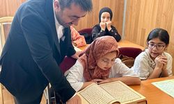 Müftü Ayvaz, Yaz Kur’an Kursu öğrencileriyle bir araya geldi