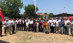 Paşaormanı Köyü'nde caminin temeli atıldı