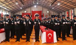 Polis adayları dualarla mezun oldu