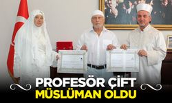 Profesör çift Aydın'da Müslüman oldu
