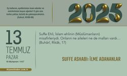 Suffe Ashabı: İlme Adananlar