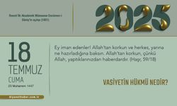 Vasiyetin Hükmü Nedir?