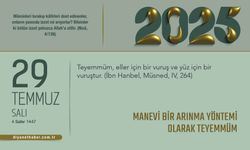 Manevi Bir Arınma Yöntemi Olarak Teyemmüm