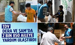 TDV,  Dera ve Şam’da 2 bin 850 aileye yardım ulaştırdı