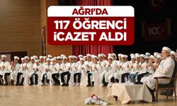 Ağrı'da 117 öğrenci icazet aldı