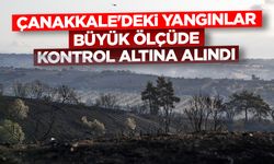 Çanakkale'deki yangınlar büyük ölçüde kontrol altına alındı