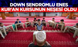 Down sendromlu Enes, Kur'an kursunun neşesi ve ilgi kaynağı oldu