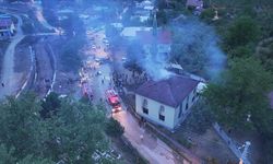 Düzce'de bir camide yangın çıktı