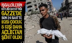 İşgalcilerin kıtlığı dayattığı Gazze Şeridi'nde son 24 saatte ikisi çocuk, 5 kişi daha açlıktan hayatını kaybetti