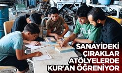 Sanayideki çıraklar, atölyelerde Kur'an öğreniyor
