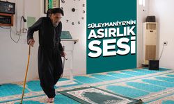 Süleymaniyeli 110 yaşındaki müezzin, camiye hizmet etmeye çalışıyor