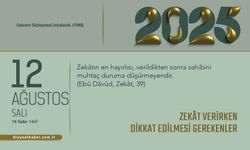 Zekât Verirken Dikkat Edilmesi Gerekenler