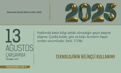 Teknolojinin Bilinçli Kullanımı