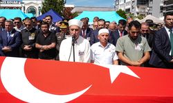 Din görevlisinden şehit oğluna son görev