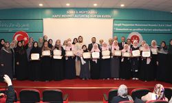 Sivas'ta 46 hafız belge aldı