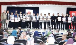 Çankırı'da hafızlar belgelerine kavuştu