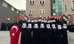 Hatay'daki Kur'an kursu öğrencilerinden Filistin duyarlılığı