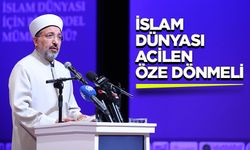 Başkan Arpaguş: İslam dünyası acilen öze dönmeli