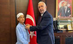 Türkiye üçüncüsü hafız ödüllendirildi