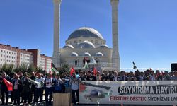 Niğde'de gençler Gazze için buluştu