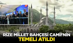 Rize Millet Bahçesi Camii'nin temeli atıldı