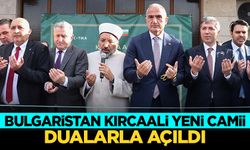 Bulgaristan Kırcaali Yeni Camii dualarla ibadete açıldı